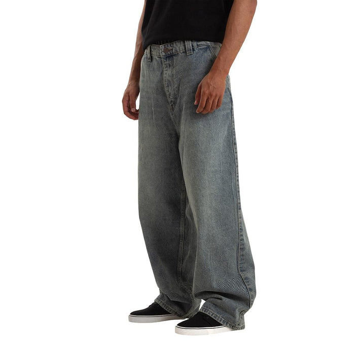 Quiksilver Jeans Masculino Moda Libre Mid Blue