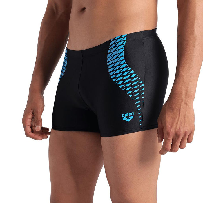 Arena Short de Baño Masculino Natacion Openings Swim Short Black/Turquoise