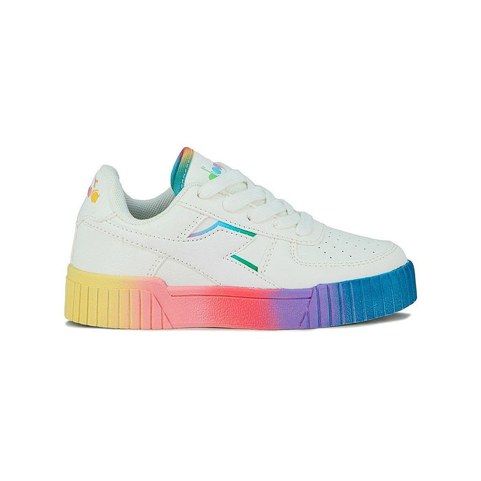 Diadora Lifestyle Niños Moda Bampu K 1166 White Holographic