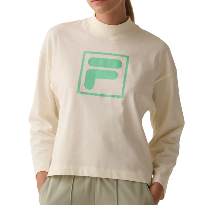 Fila Sueter Femenino Moda Coat White F Box II Off White Gardenia