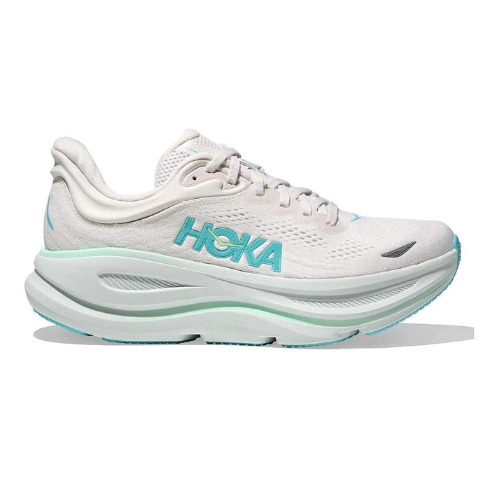 Hoka Deportivos Femenino Running Bondi 9 Frost/Cieloblue