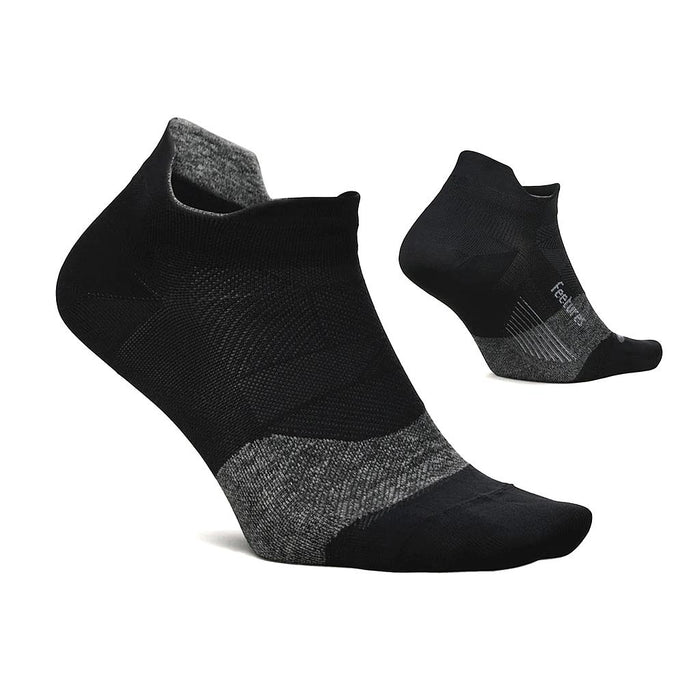 E5571592 Feetures Medias Unisex Running Elite Ultra Light No Show Tab Black