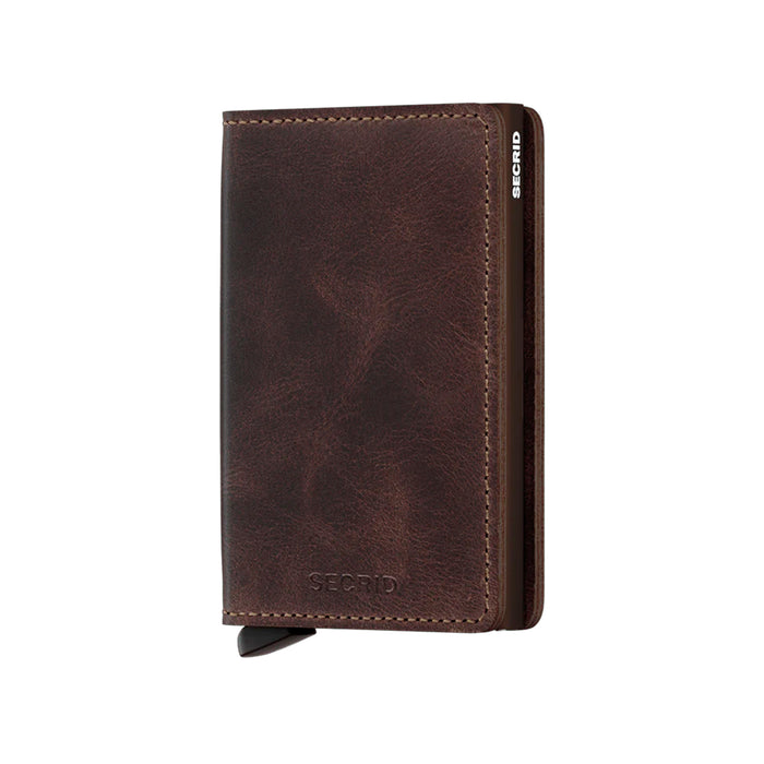 Billetera Secrid Slimwallet Vintage Chocolate