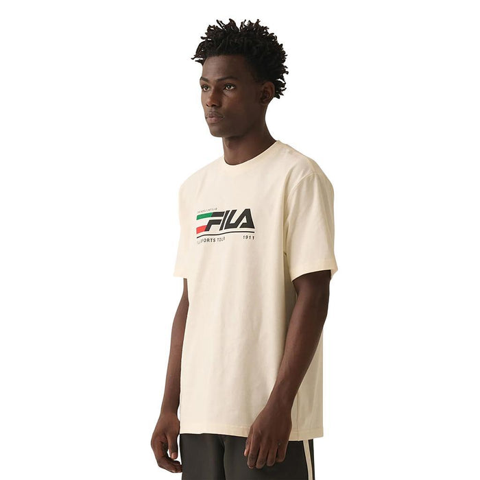 Fila Remeras Masculino Moda Tour Motor Sport Off White Gardenia