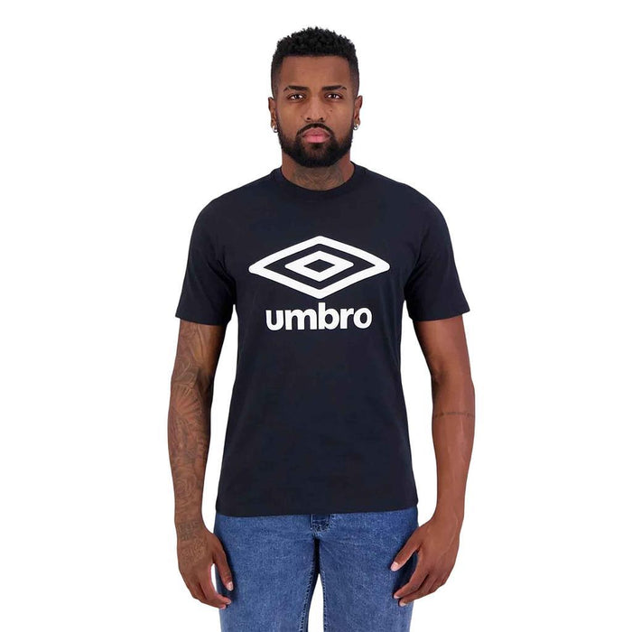 Umbro Remeras Masculino Running Essential Logo Preto