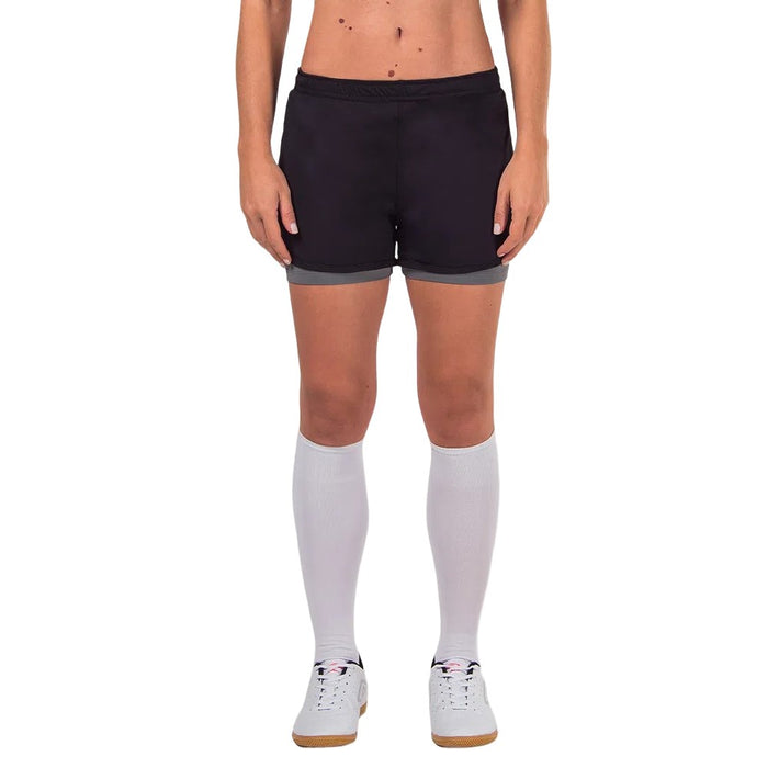 6T150237-181 Umbro Prendas Femenino Short TWR Double New Black/Graphite