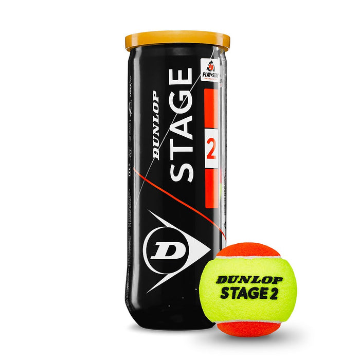 Dunlop Pelotas Tenis Stage 2 Orange