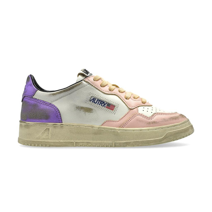 Autry Lifestyle Femenino Moda Sup Vint Low Wht/Cpink/Brd