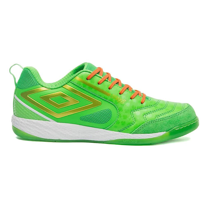 U03FB00356-529 Umbro Calzados Indoor Unisex Futbol Pro 5 Bump Stp Andean Toucan/White/Rich Gold