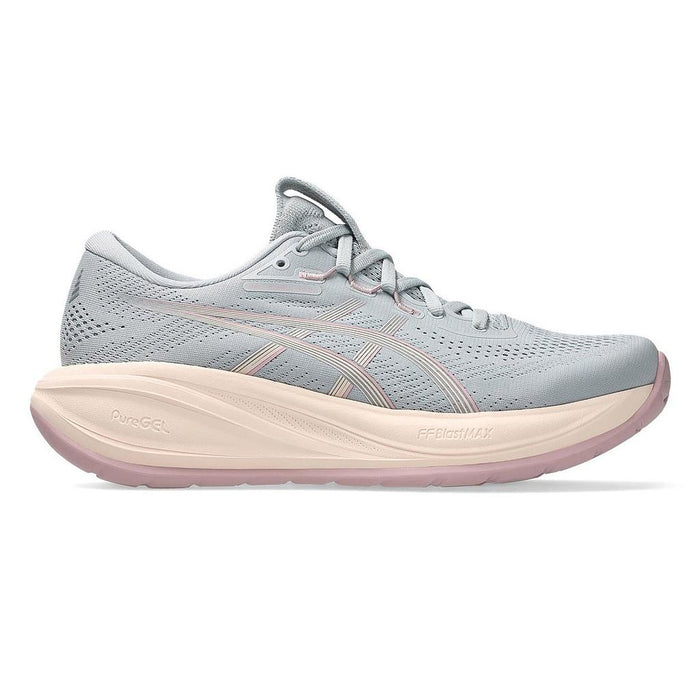 Asics Deportivos Femenino Running Gel Cumulus 28 Piedmont Grey/Pearl Pink