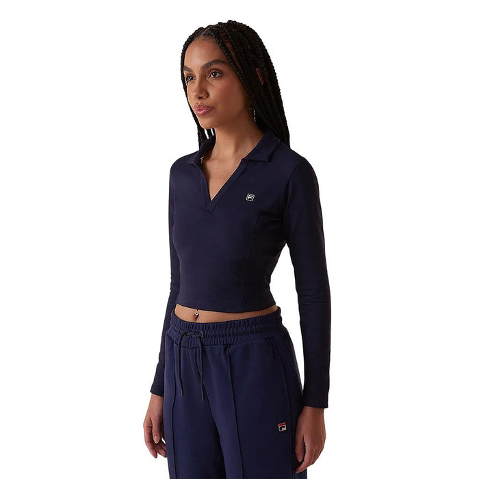 Fila Polos Femenino Moda Letter Touch Navy