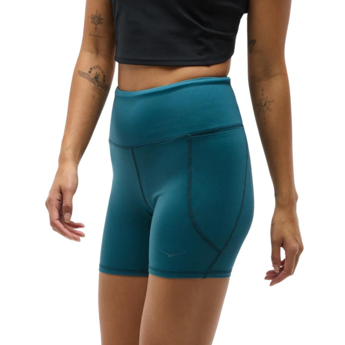 Hoka Shorts Femenino Running Elaro 5 Bike Blue Twilight