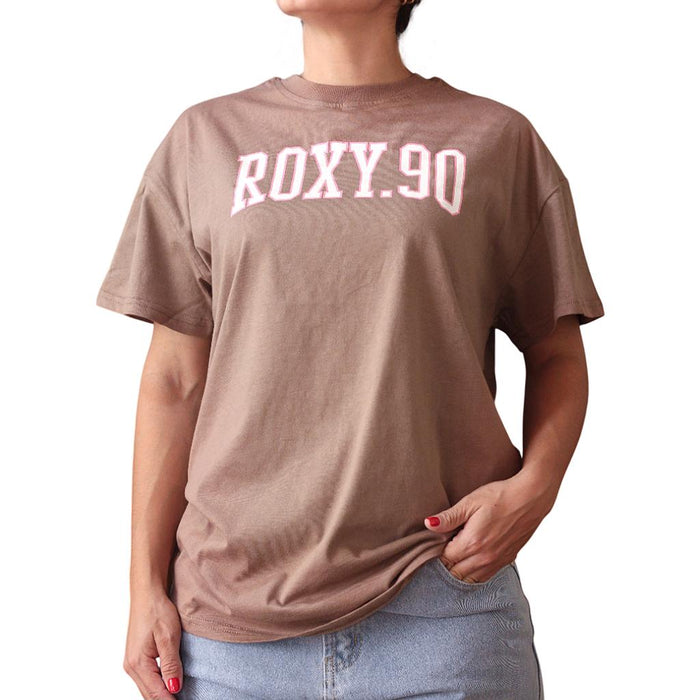 Roxy Remeras Femenino Moda Roxy 90 Marron