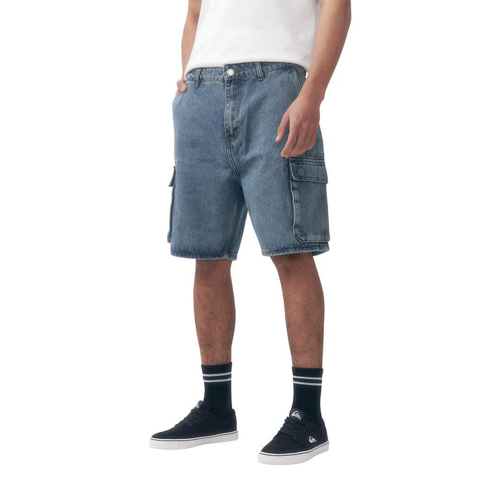 Quiksilver Shorts Masculino Moda Santiago Dark Blue