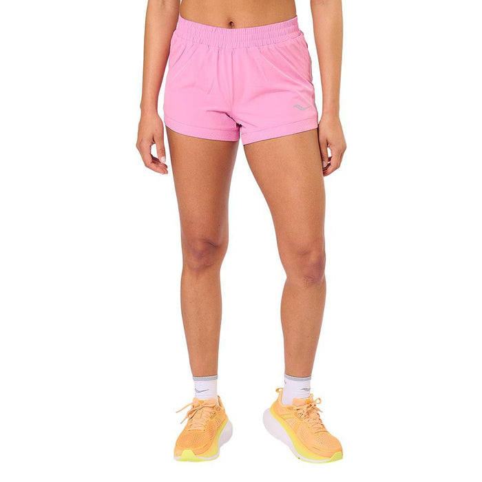 Saucony Shorts Femenino Running Outpace 3 Dusty Pink