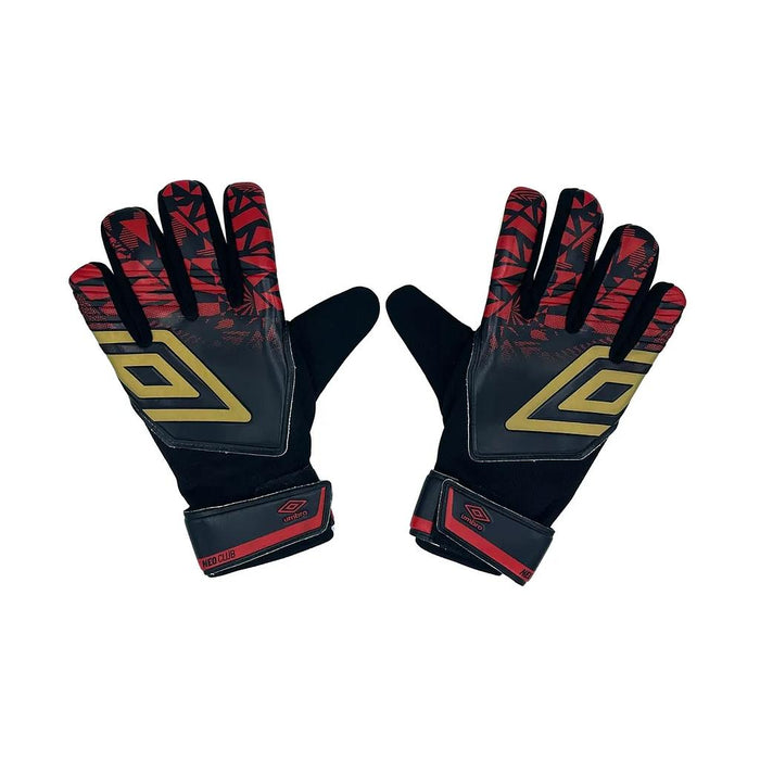 Umbro Guantes Masculino Futbol Neo Club Glove-Jnr Black/Gold/Fire Whirl