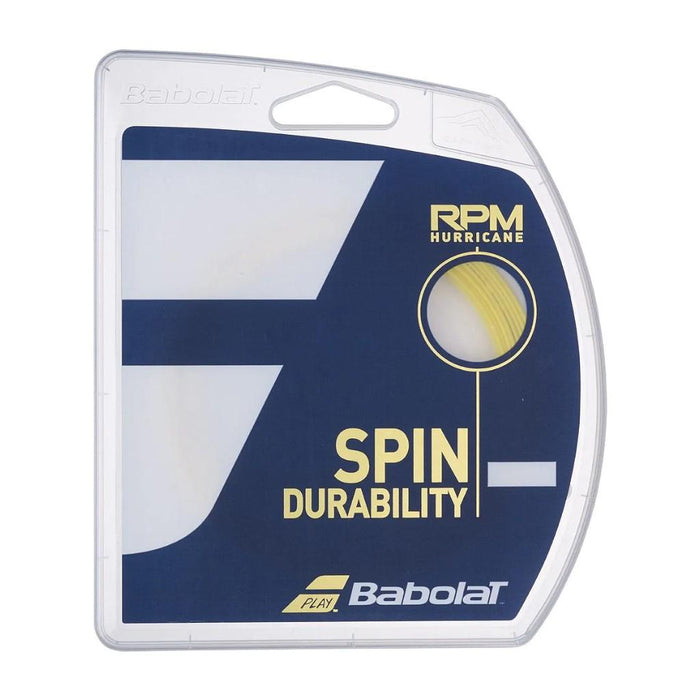 Babolat Tenis Cuerdas RPM Hurricane 12M Amarillo