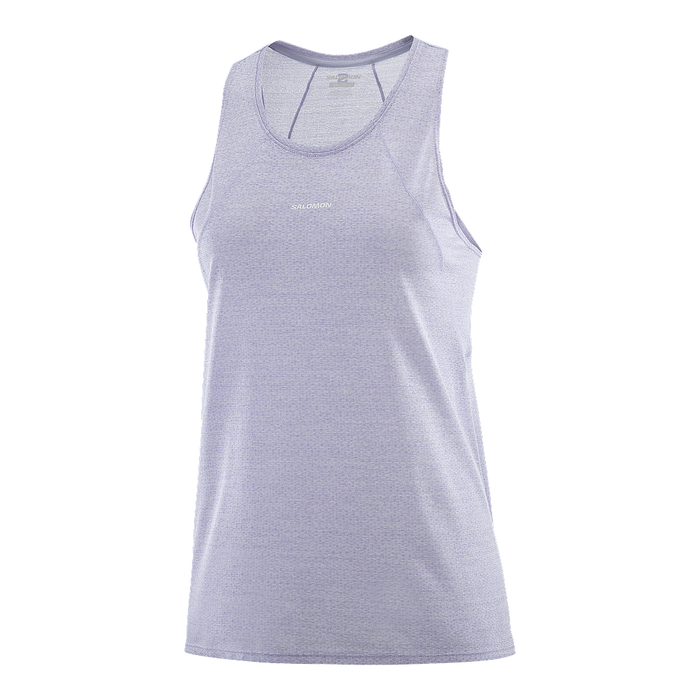 Salomon Musculosas Femenino Running SHKout Air Tank Cosmic Sky