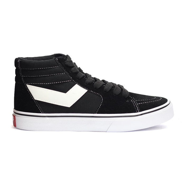 CF-1189H-M-10 PONY CALZADOS LIFESTYLE MASCULINO MODA CONEY CLASSIC HIGH BLACK/WHITE