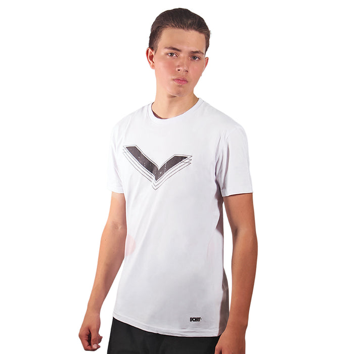 Pony Remeras Masculino Classic Chevron Blanco