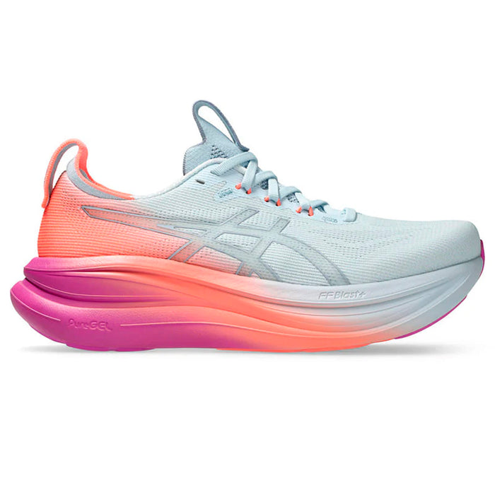 Asics Deportivos Femenino Running Gel Nimbus 28 Sky/Digital Sakura