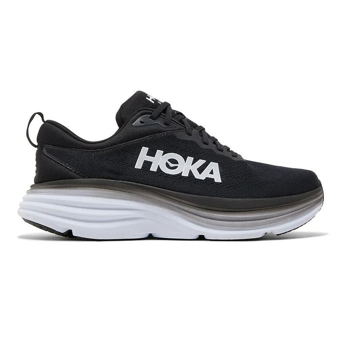 Hoka Deportivos Masculino Running Bondi 8 Wide Black/White