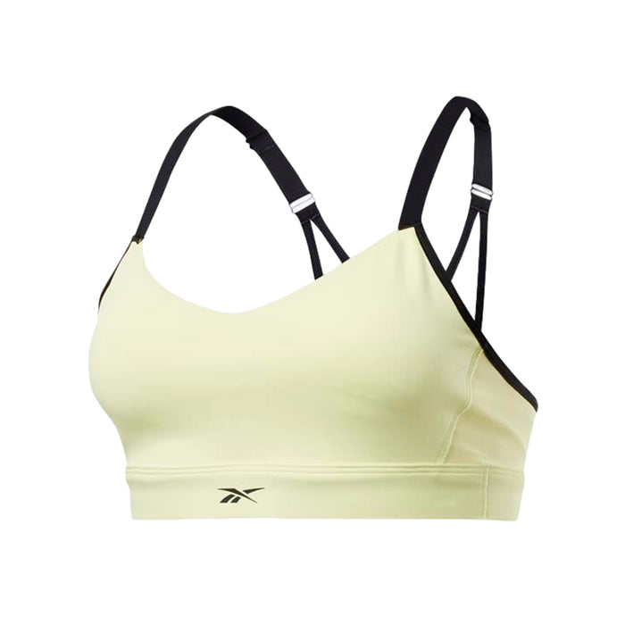 Reebok Tops Femenino S Hero Strappy Padded Bra Lemon Glow