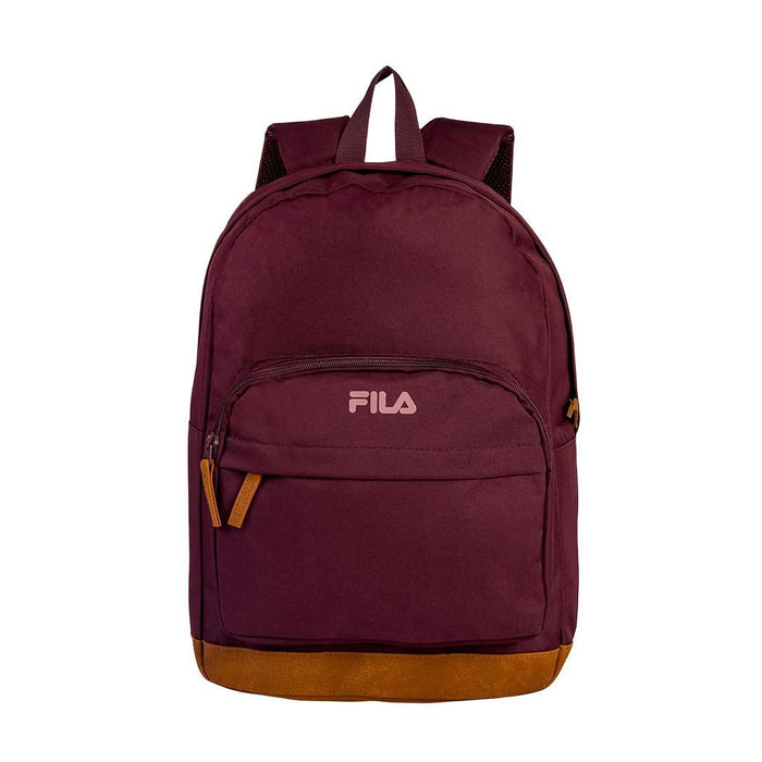 Fila Mochilas Unisex Moda Backpack Suede Vino
