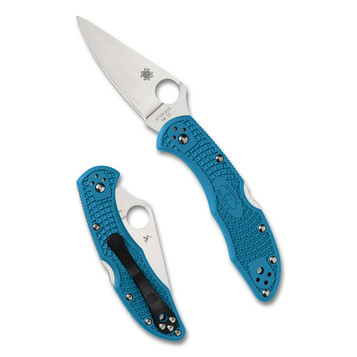 Cuchillo SPYDERCO Delica 4 Lightweight Blue Flat Ground
