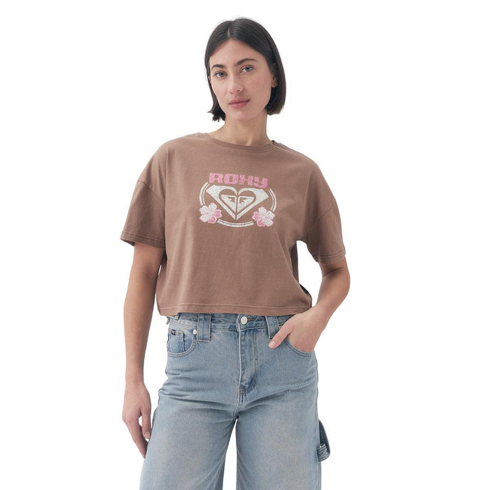 Roxy Remeras Femenino Moda Endless Weekends Marron