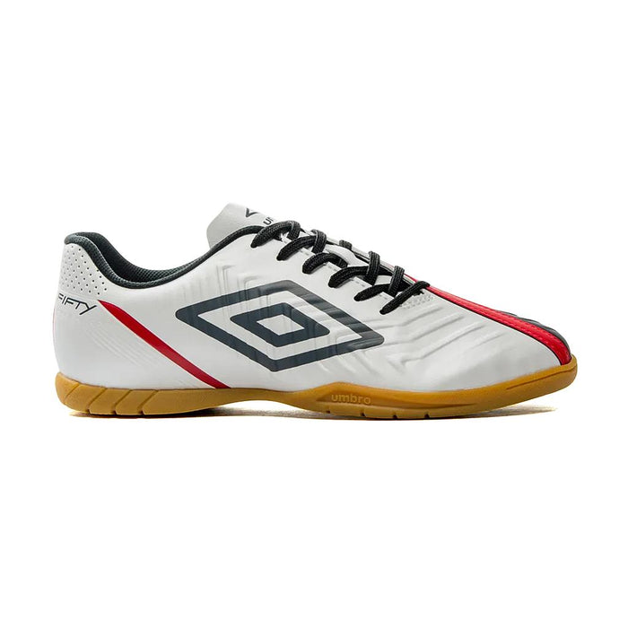 U01FB044-214 Umbro Calzados Indoor Unisex Futbol Fifty Iv Branco/Preto/Vermelho