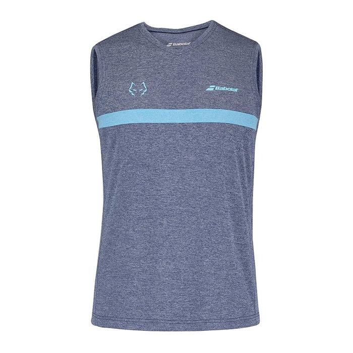Babolat Musculosas Masculino Padel Muscle Tank J. Lebron Estate Blue Hthr