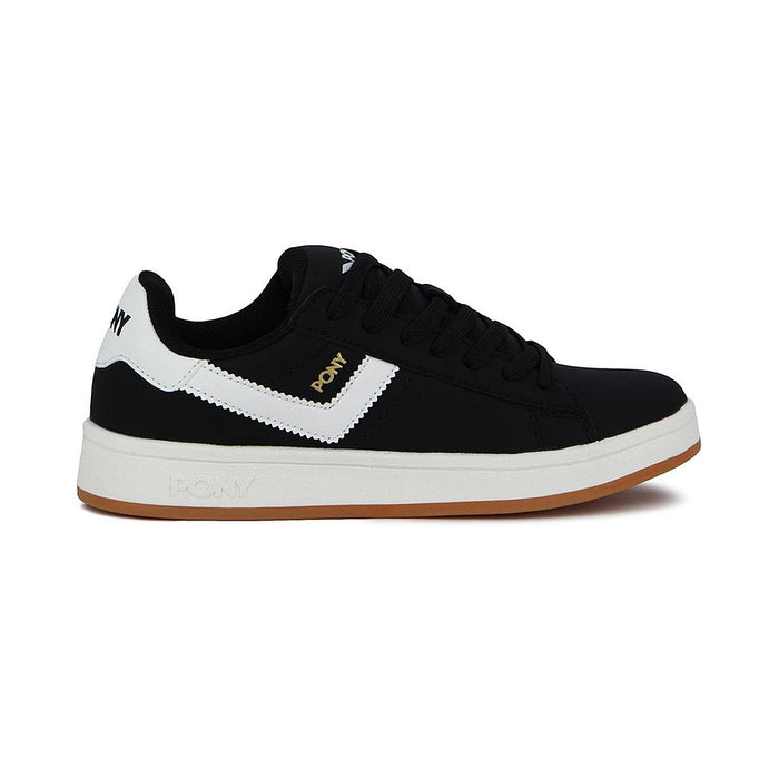 SQUARE PU-T-13 PONY CALZADOS LIFESTYLE FEMENINO MODA SQUARE PU BLACK/WHITE