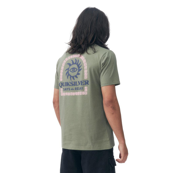 Quiksilver Remeras Masculino Moda Sun Power Green