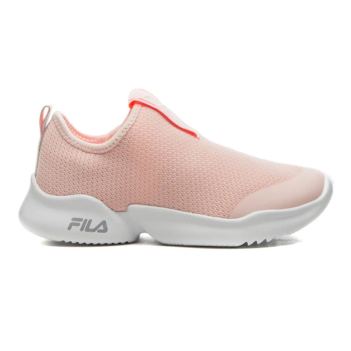 F04K004-5268 Fila Deportivos Niños Running Funny Rosa Claro/Plata/Salmon