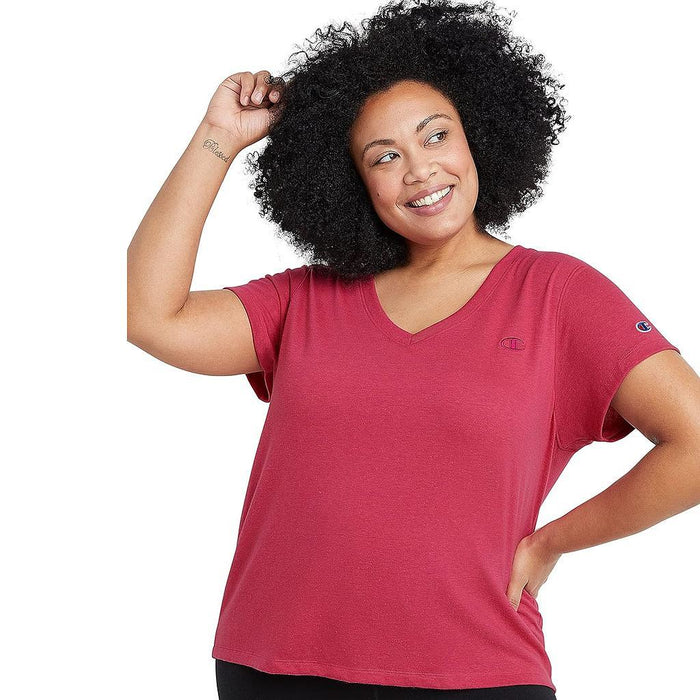 Champion Remeras Femenino Jsy Tee Pinky Peach