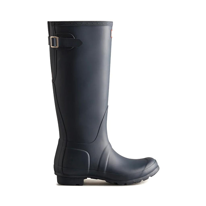 Hunter Botas Femenino Moda Back Adjustable Tall Matte Hunter Navy