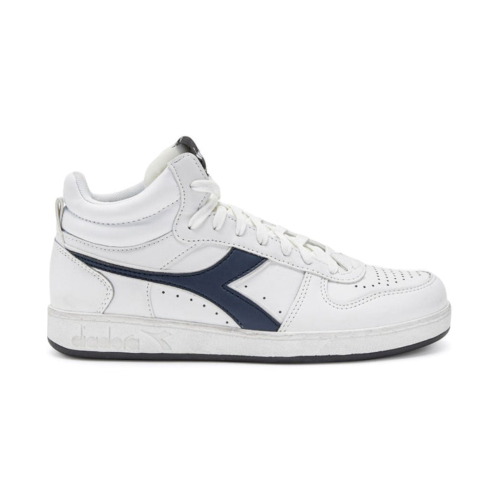 501.179297-C0445 DIADORA CALZADOS UNISEX MAGIC BASKET DEMI ICONA WHITE/BLUE CASPIAN SEA