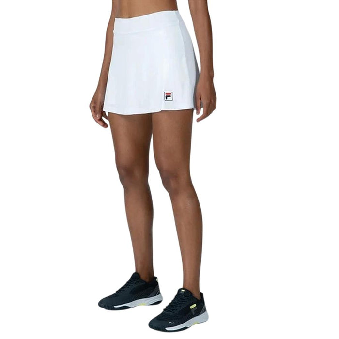 Fila Polleras Femenino Tenis Tennis Basic White/White/High Risk Red