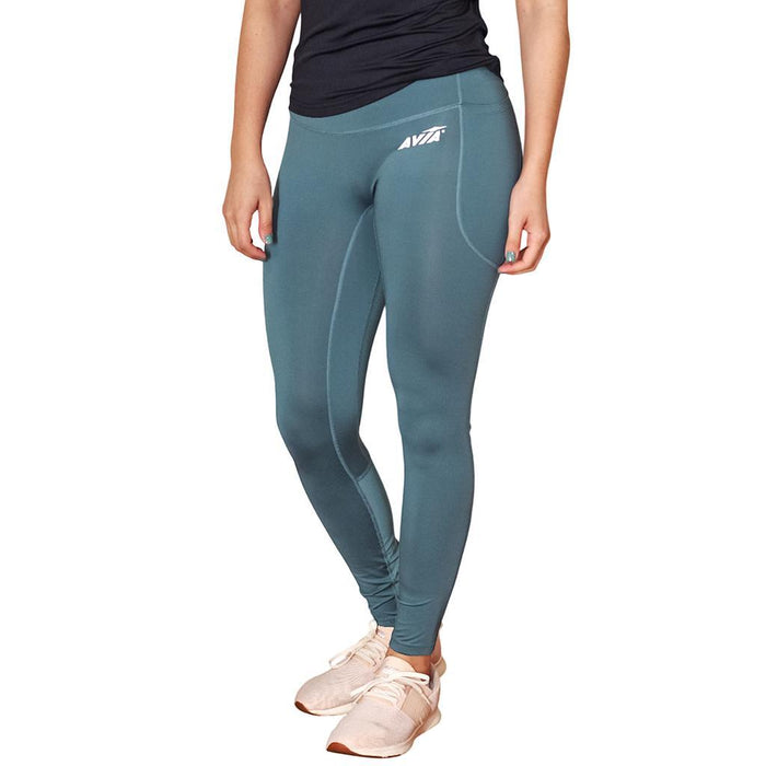 Avia Calzas Femenino Running Queens Long Tight Forest Green