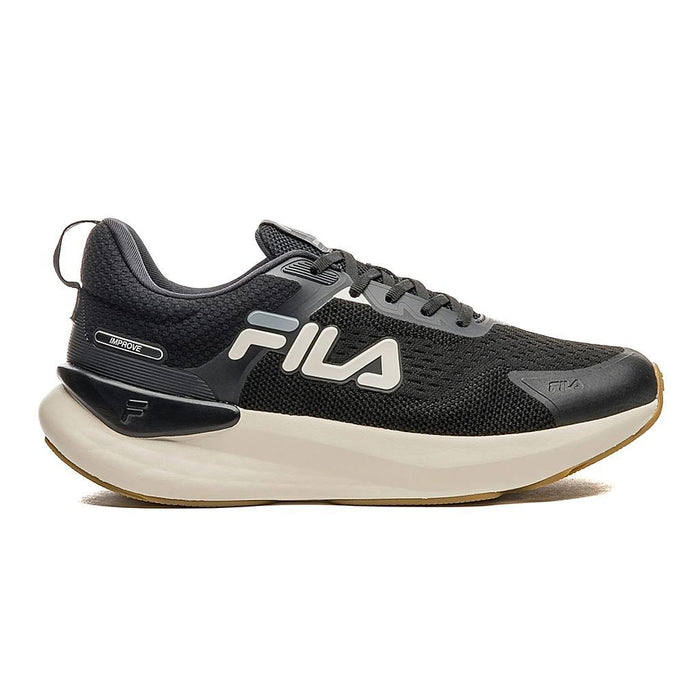 Fila Deportivos Masculino Running Improve Black/Raw White/Grey