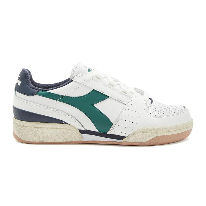 501.177354-C0451 Diadora Lifestyle Masculino Moda Davis Leather Dark Blue/Super White