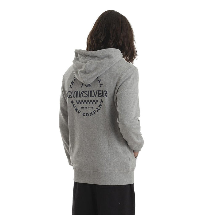 Quiksilver Canguros Masculino Moda Original Logo Gris Melange