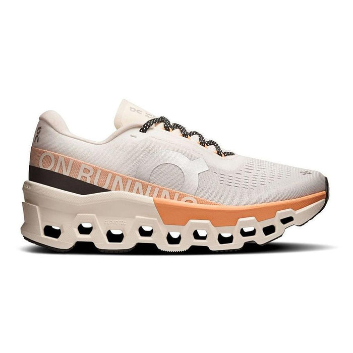 On Deportivos Femenino Running Cloudmonster 2 Ivory/Tangerine