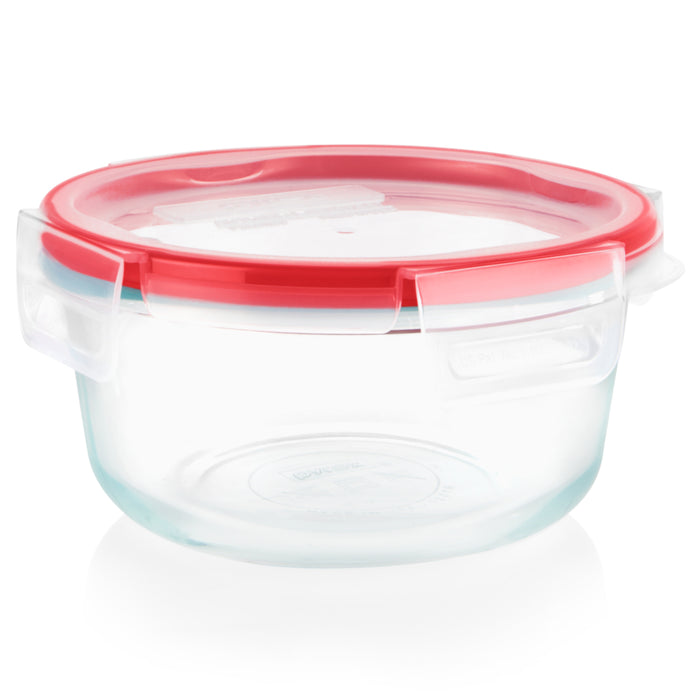 071160122413 PYREX FRESHLOCK 950ML ROUND C/TAPA PLASTICO TRASNP