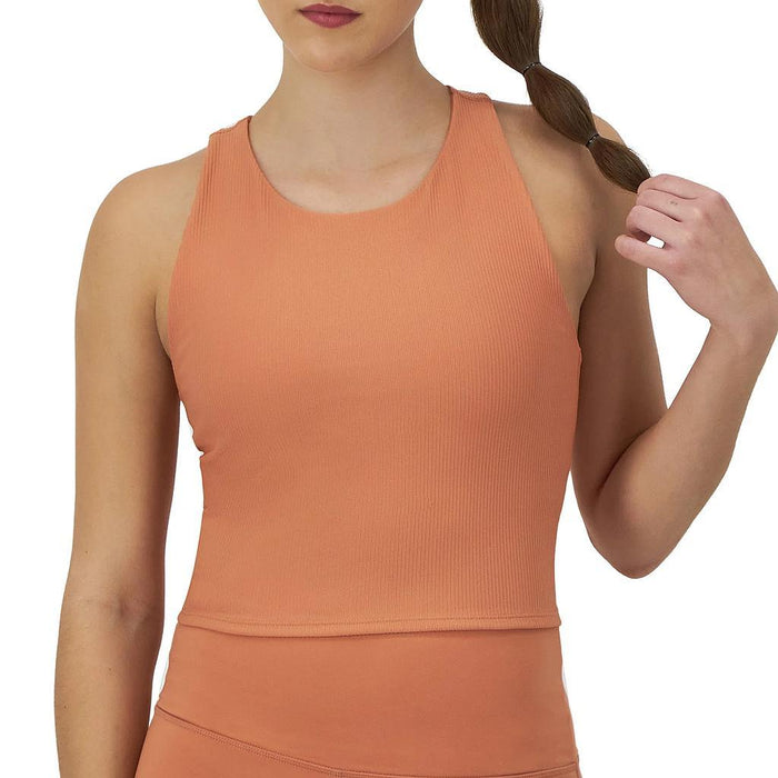 Champion Crop Top Femenino Training Soft Touch Canyon Red