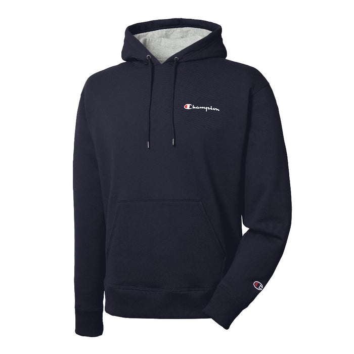Champion Masculino Powerblend Graphic Hoodie Navy