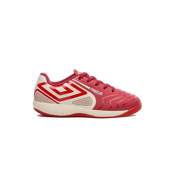 Umbro Indoor Ninhos Futbol Pro 5 Jr Scooter/White Asparagus/Red