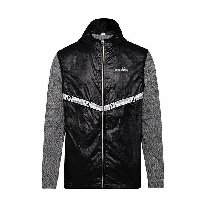 Diadora Camperas Masculino Running Multilayer Ls T Tender Shoots/Black Iris Melan