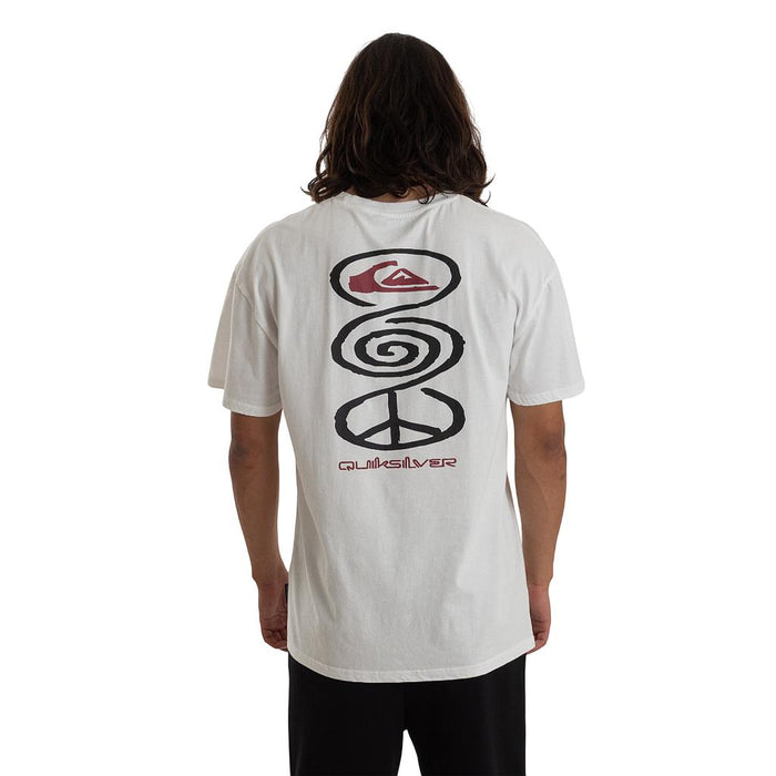 Quiksilver Remeras Masculino Moda Harmony Spyral White